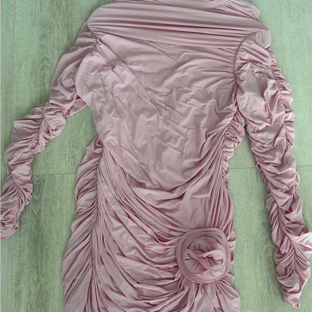 Magda Butrym pink Long Sleeve Dress